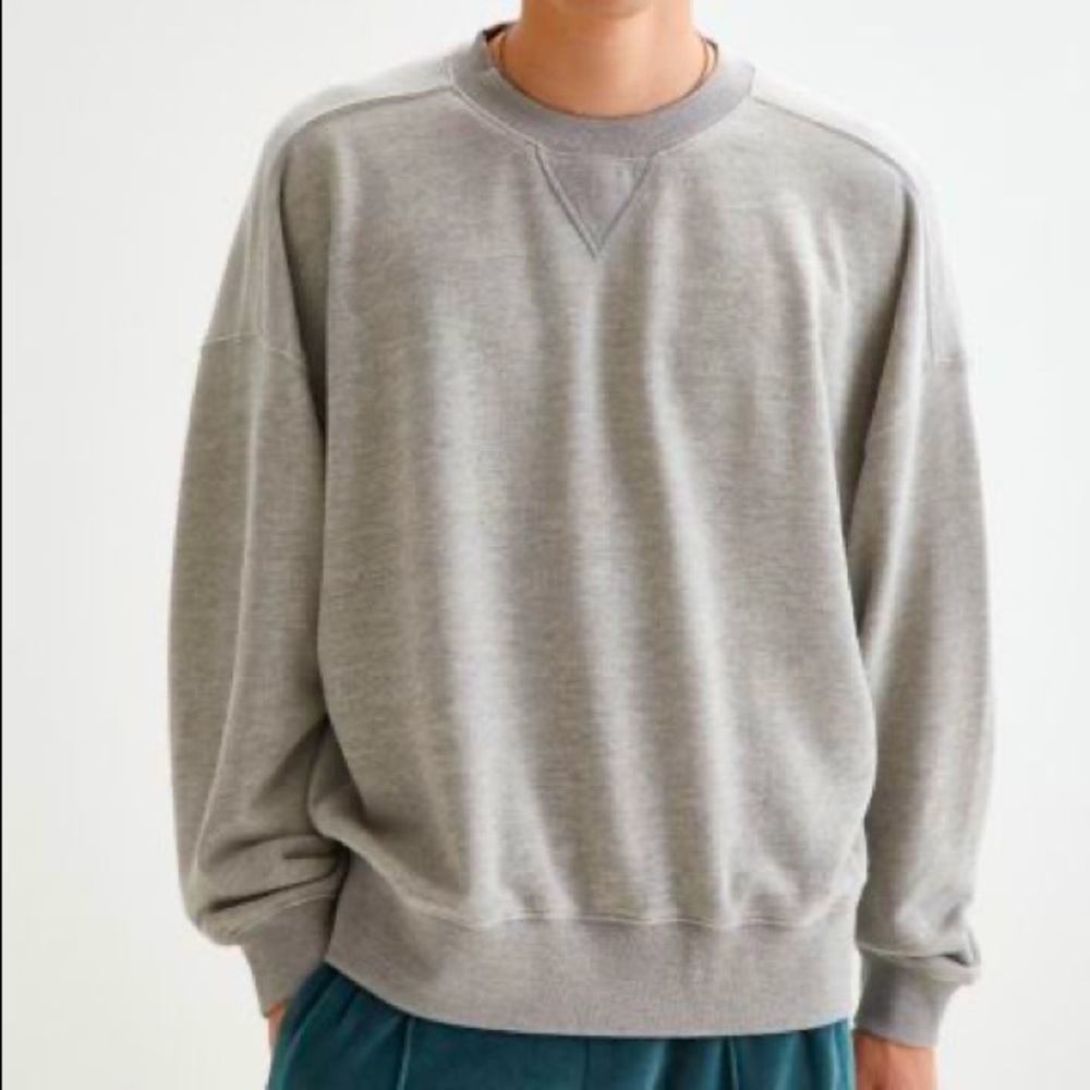 UO Standard Cloth Dolman Grey Sweatshirt